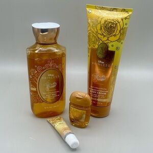 Bath & Body Works Disney PRINCESS BELLE~Body Wash, Cream, Lip Gloss, & Hand Gel